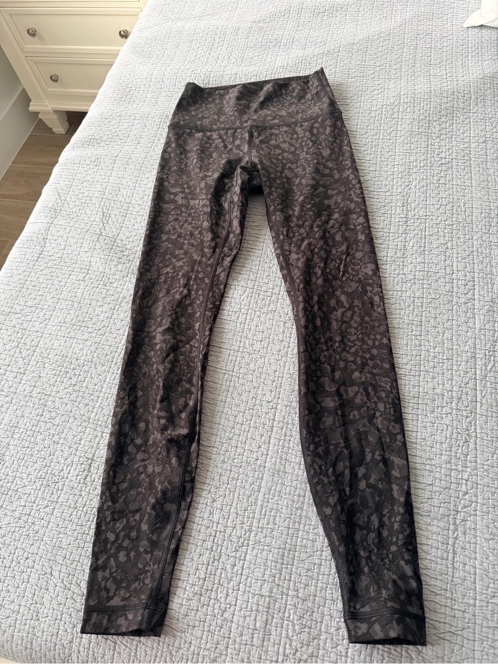 lululemon athletica Black Printed High-Waist Leggings